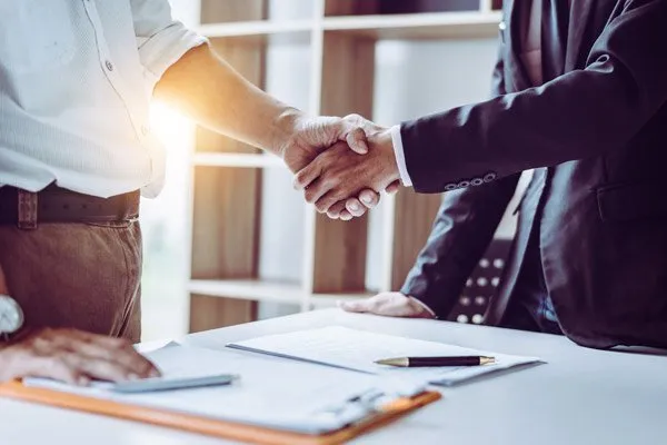 Two Men Shaking Hands